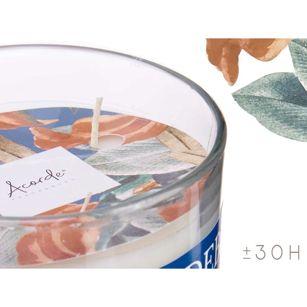 Geurkaars Acorde Deban 400 g (6 Stuks)
